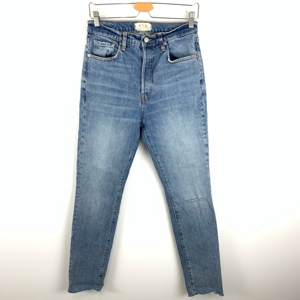 Free People We The Free Stella Skinny Jean in Always Blue Size 29 Raw Hem